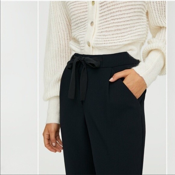 Wilfred Aritzia Allan Pant Black 2 - Picture 2 of 15